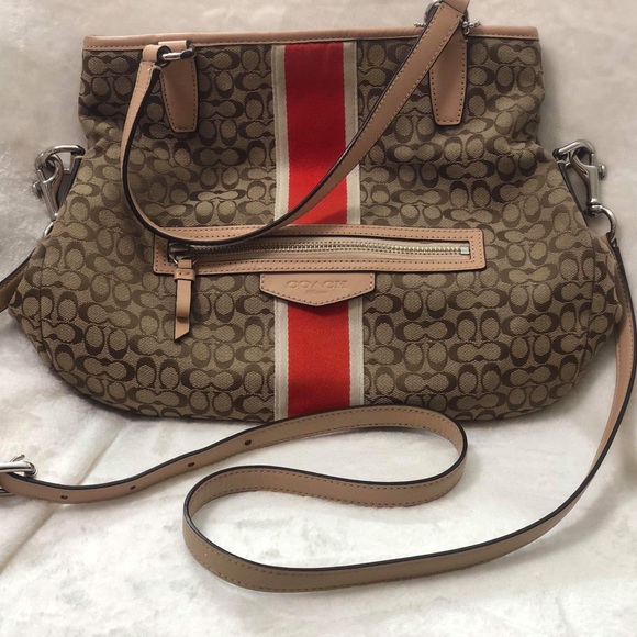 Coach Handbags - Coach - Signature 6CM Fold Over Cross